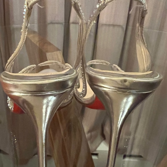 Christian Louboutin Au Hameau Crystal Shoe 37 - Picture 7 of 8